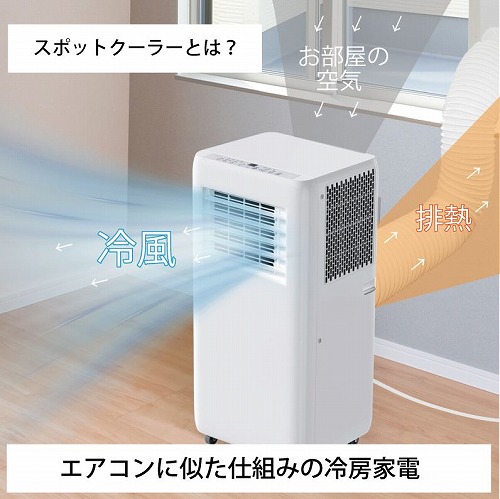楽天市場】スポットクーラー スポットエアコン 移動式エアコン 工事