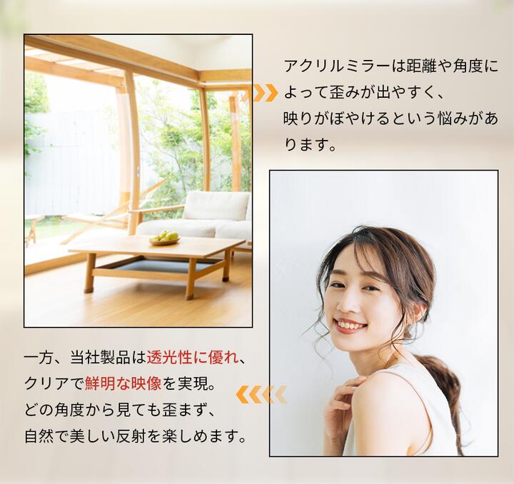 楽天市場】鏡 貼るタイプ 全身鏡 姿見鏡 22x22 歪みなし 貼る鏡 4枚