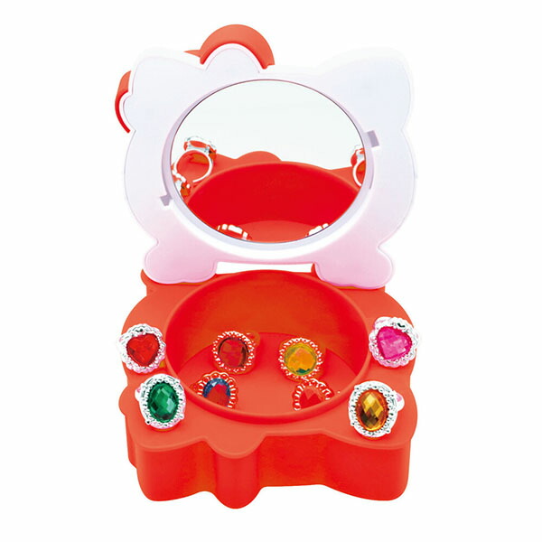 楽天市場】ハローキティ ミラー付きゆびわケースセット ゆびわ8個入り