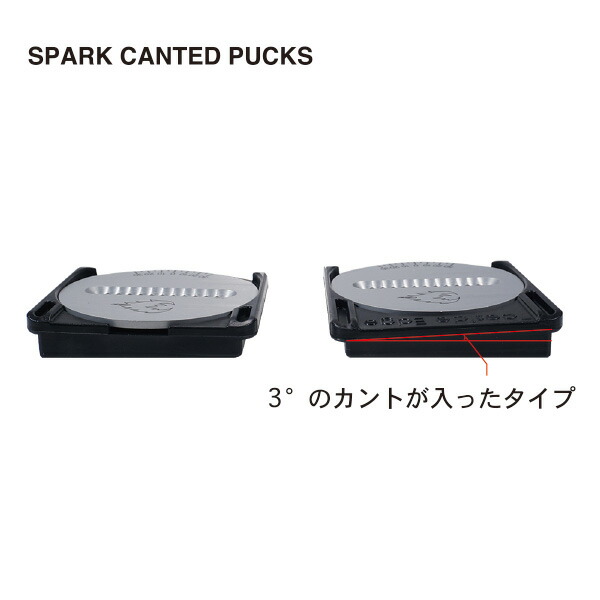 楽天市場】Spark R&D Spark Pucks / Spark Canted Pucks スプリット