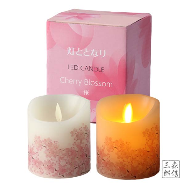 楽天市場】【全品ポイント10倍】LEDロウソク《さくら》仏前ろうそく