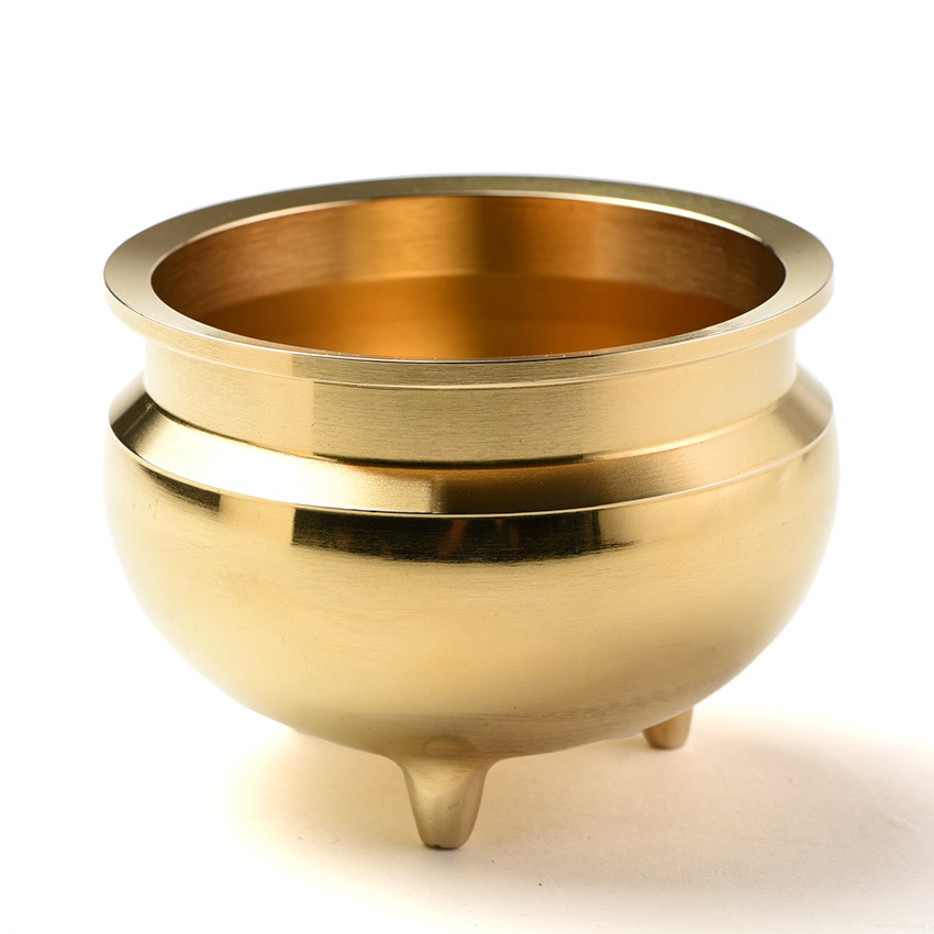 楽天市場】香炉 机上 香呂 （真鍮製 磨き） 3.5号 各宗派用 3.5寸