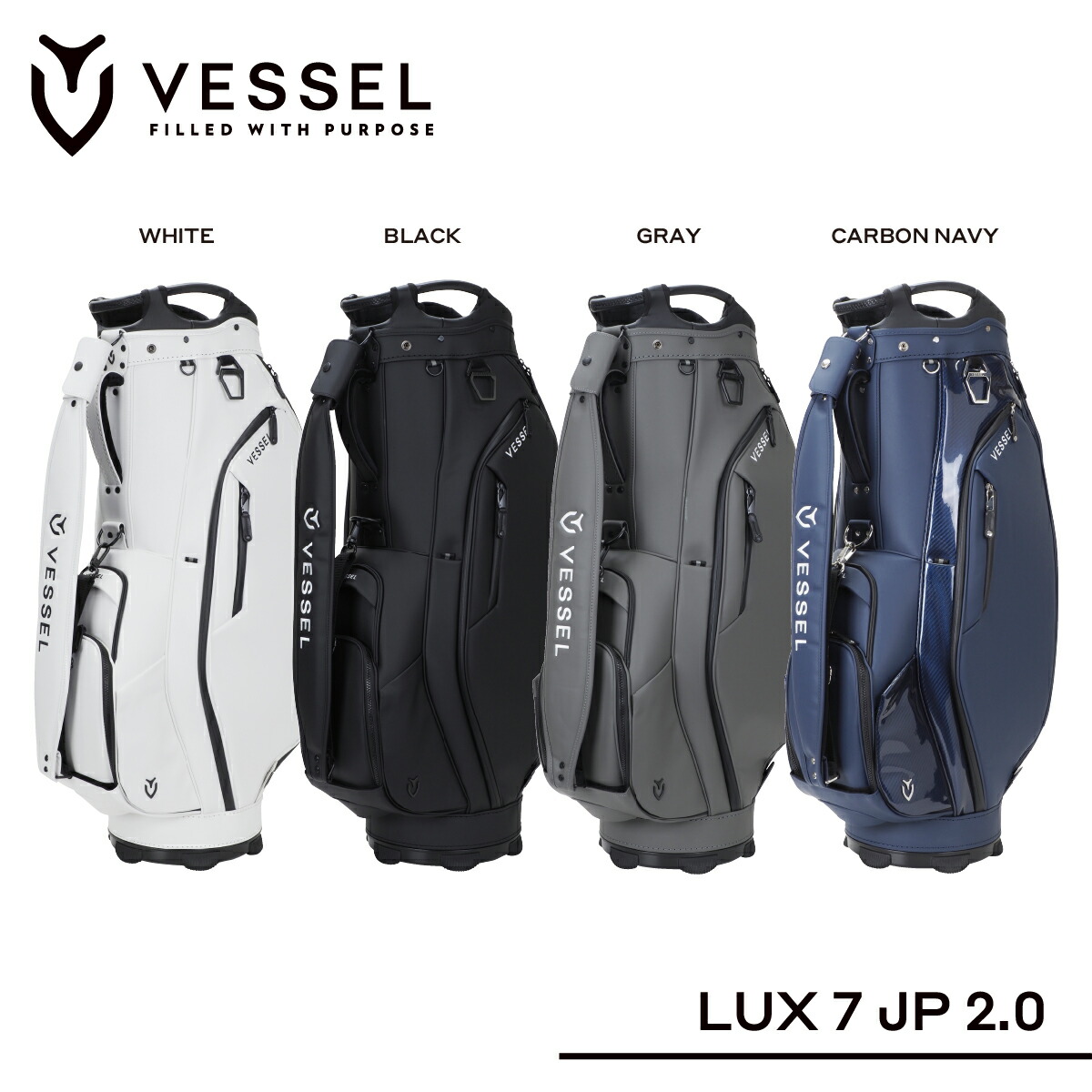 楽天市場】vessel キャディ バッグ（口枠数（キャディバッグ）7 ～）の通販