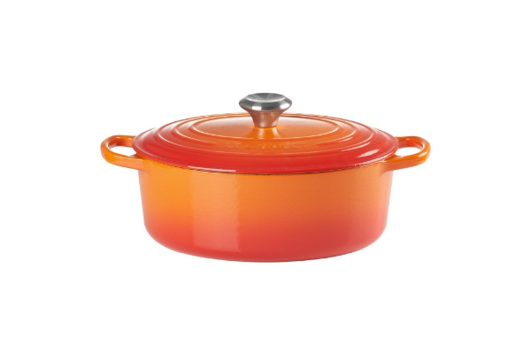 ル・クルーゼ シグニチャー ココット・オーバル 27cm [オレンジ] (鍋