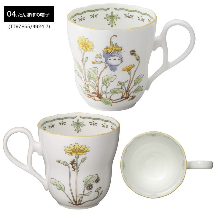 楽天市場】ノリタケ TOTORO となりのトトロ ボーンチャイナマグカップ