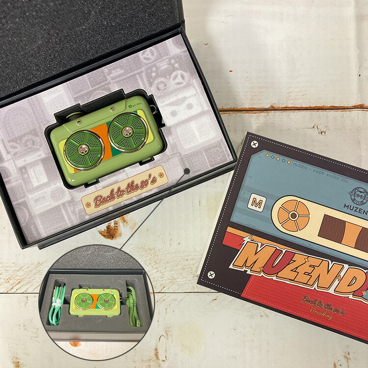 楽天市場】スピーカー ワイヤレス 小型 MUZEN DISCO Bluetooth