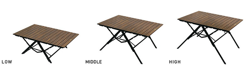 楽天市場】ogawa 3ハイ＆ローテーブルIV 新サイズ アウトドアテーブル