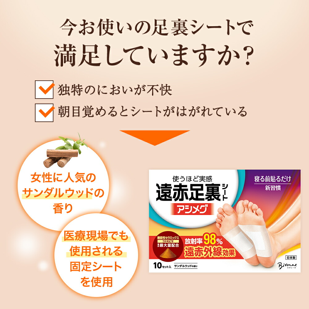 楽天市場】【スーパーSALE限定/P10倍】足裏シート 遠赤 10セット(20枚