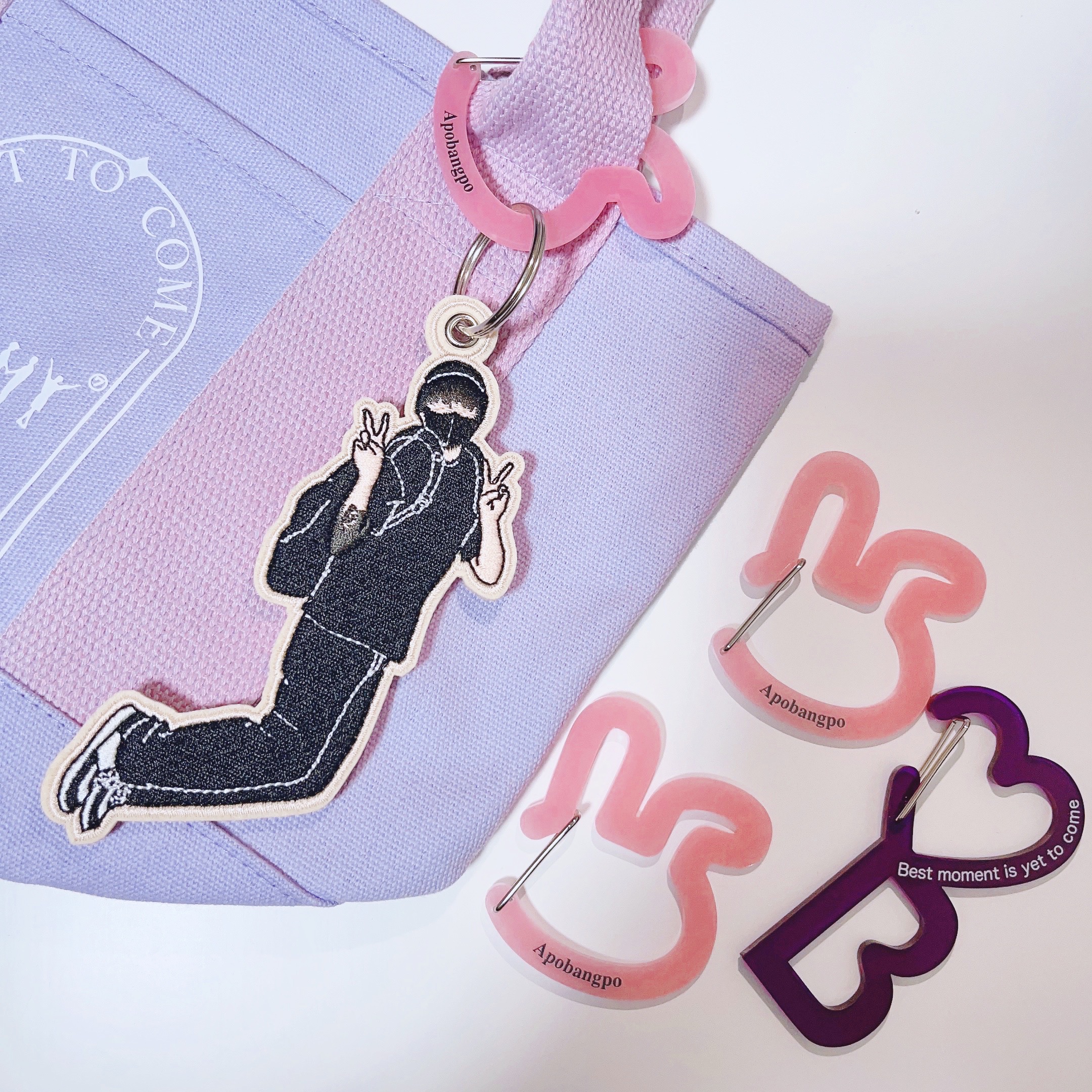 楽天市場】ジョングク グク うさぎ カラビナ キーリング キーホルダー