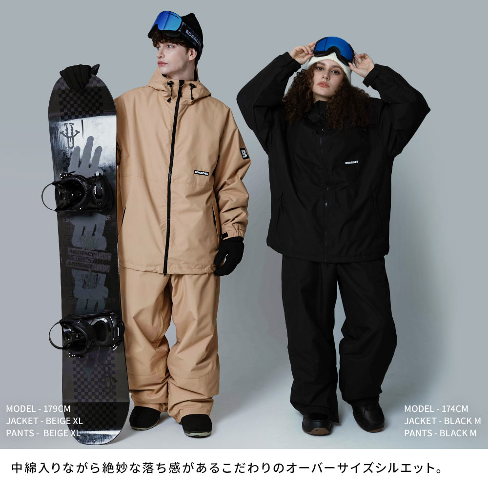 楽天市場】スノボウェア メンズ 上下セット スノーボードウェア