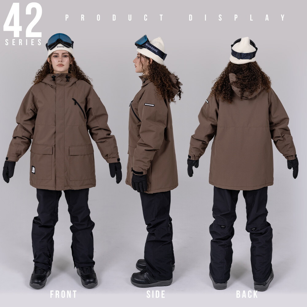 楽天市場】スノボウェア レディース 上下セット スノーボードウェア