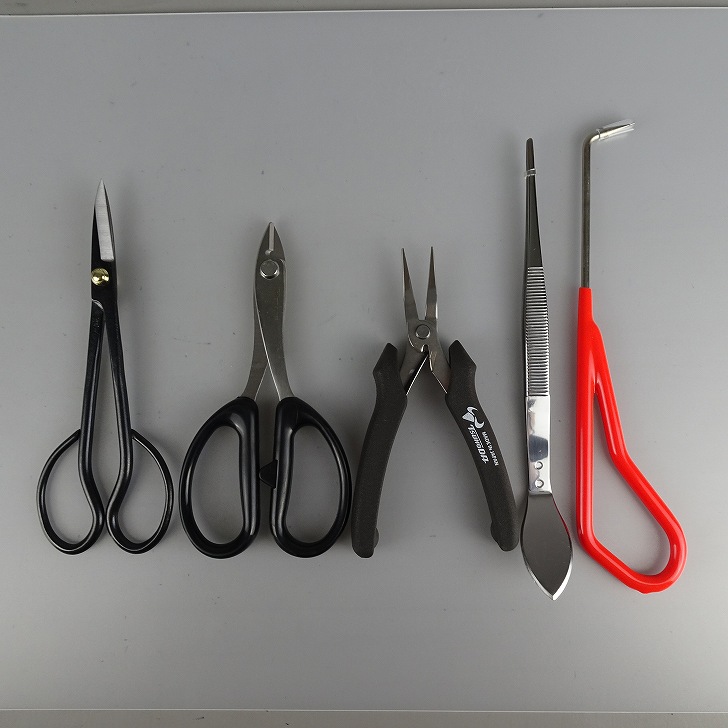 楽天市場】盆栽 道具 セット 剪定ばさみ ワイヤーカッター 八床 ヘラ付