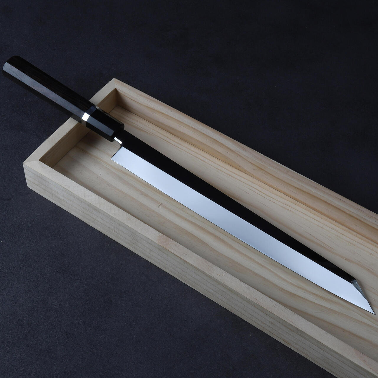 楽天市場】切付柳刃包丁 尺（刃渡り300mm）ウルトラ鏡面仕上げ 刺身