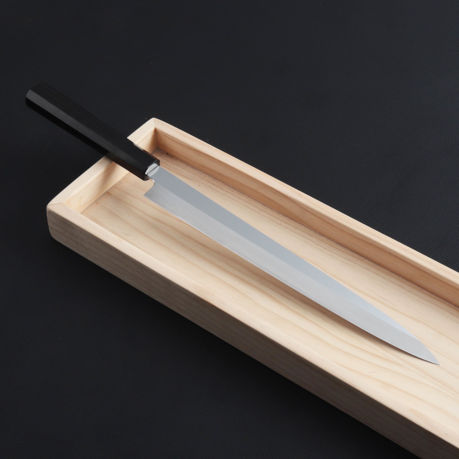 梵静刃物 切付包丁刺身包丁 尺 ウルトラ鏡面仕上げ スネークウッド白