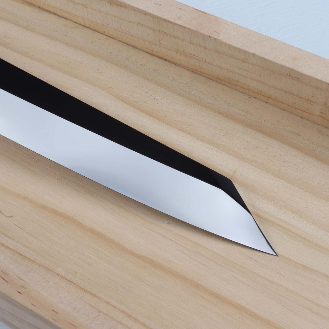 楽天市場】切付柳刃包丁 尺（刃渡り300mm）ウルトラ鏡面仕上げ 刺身