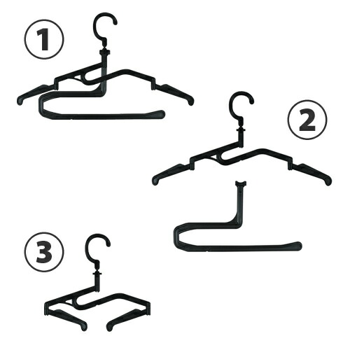 楽天市場】【SALE限定 ポイント10倍】 5秒ハンガー ver.2 【12本 / 24