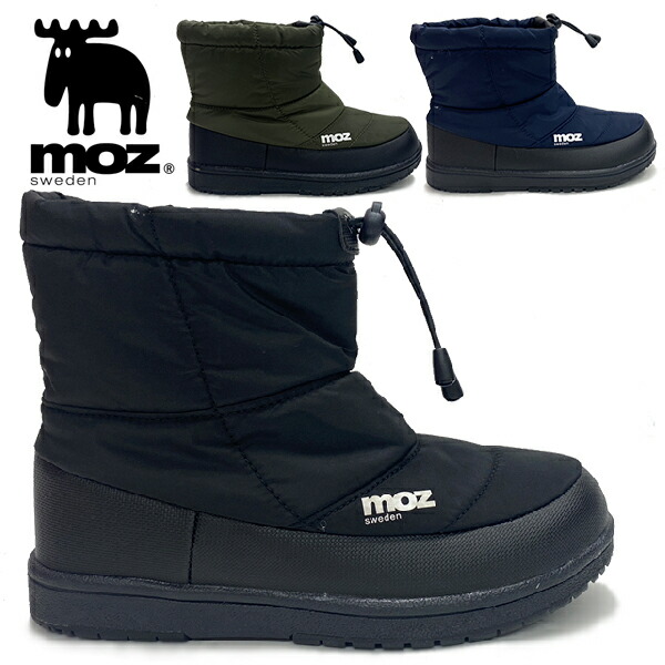 楽天市場】MOZ モズ ウォータープルーフ 冬 冬靴 ボアライニング