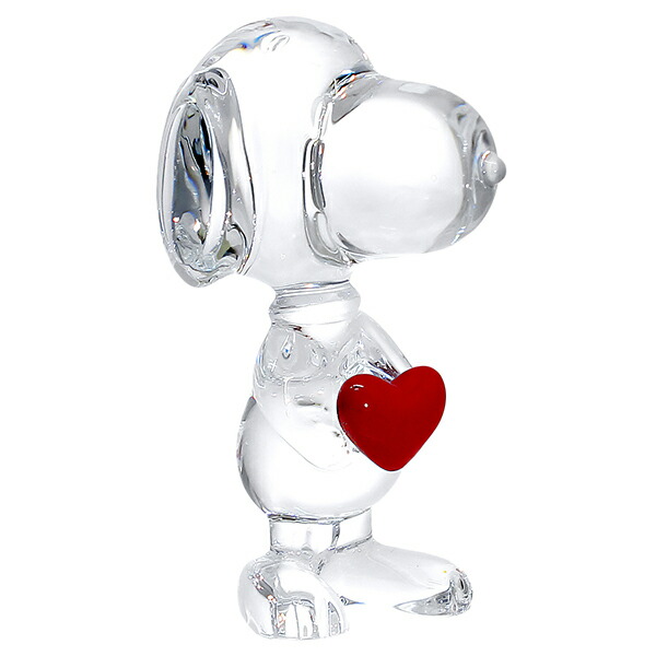 楽天市場】【10%OFF】 バカラ スヌーピー ハート フィギュア