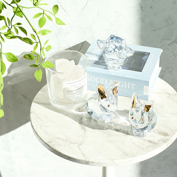 楽天市場】【10%OFF】 バカラ フィギュア フクロウ ／ ラビット