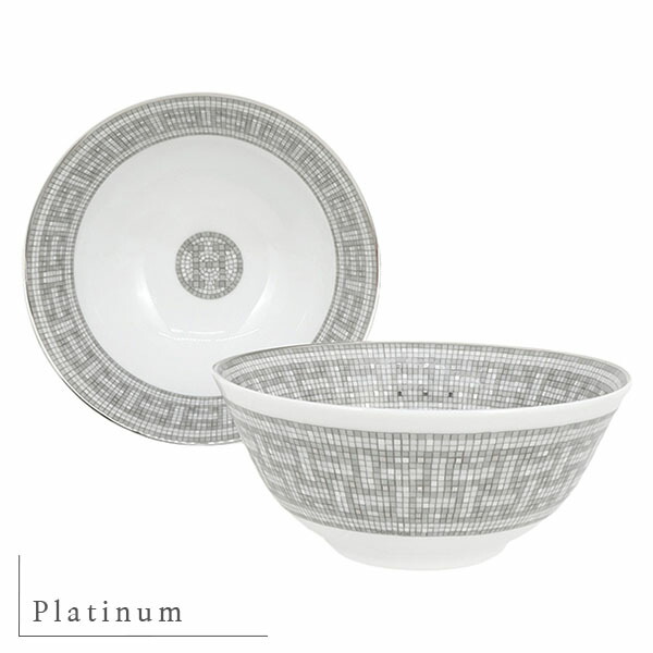 楽天市場】【10%OFF】 エルメス 食器 ライス ボウル ペア モザイク