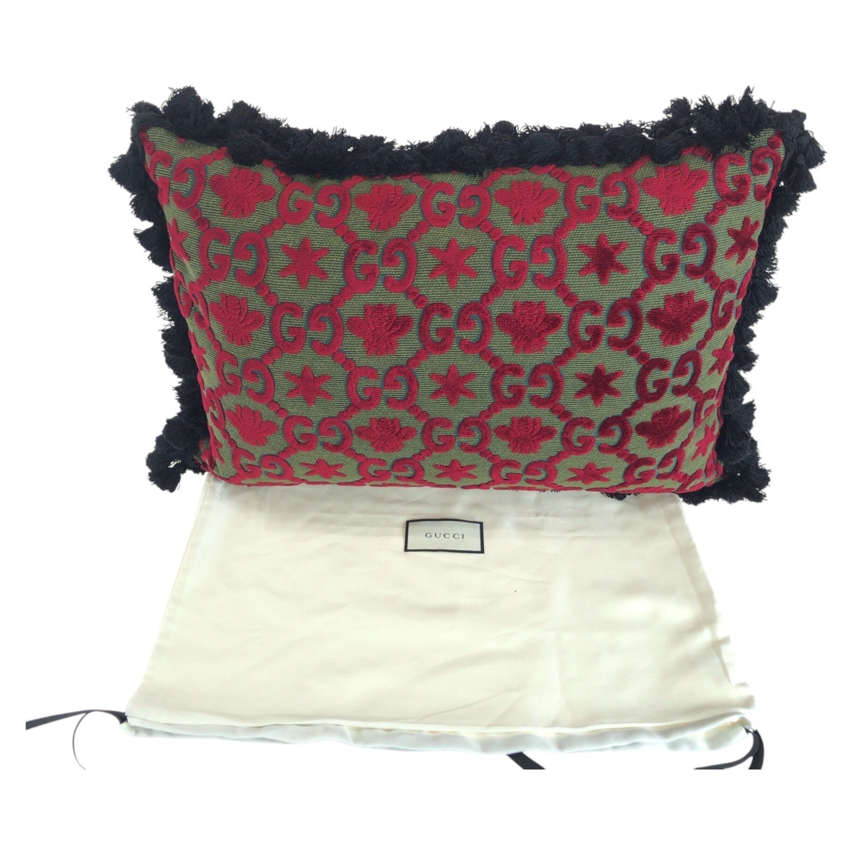 楽天市場】美品 GUCCI グッチ レッド ブラック ベルベット /GG