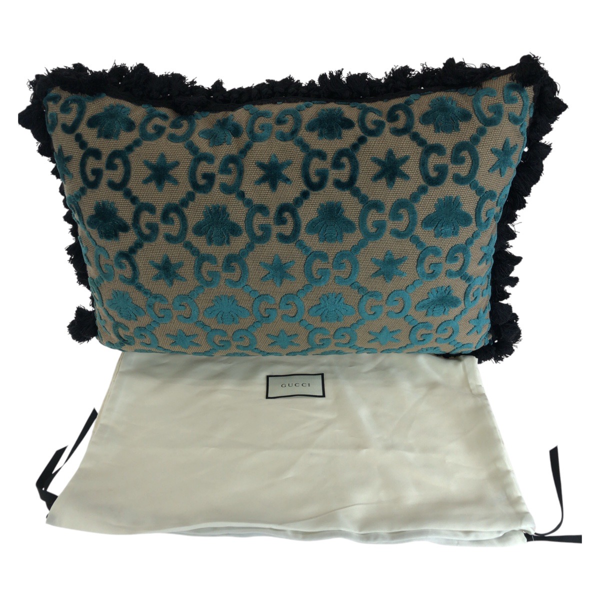 楽天市場】美品 GUCCI グッチ ブルー グリーン ブラック ベルベット