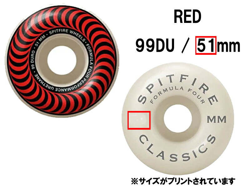 楽天市場】SPITFIRE スピットファイヤー スケボー ウィール FORMULA