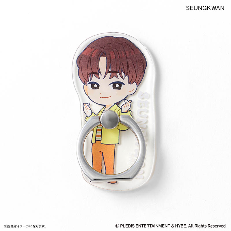 楽天市場】SEVENTEEN グッズ 通販 PetiTEEN スマホリング SEUNGKWAN