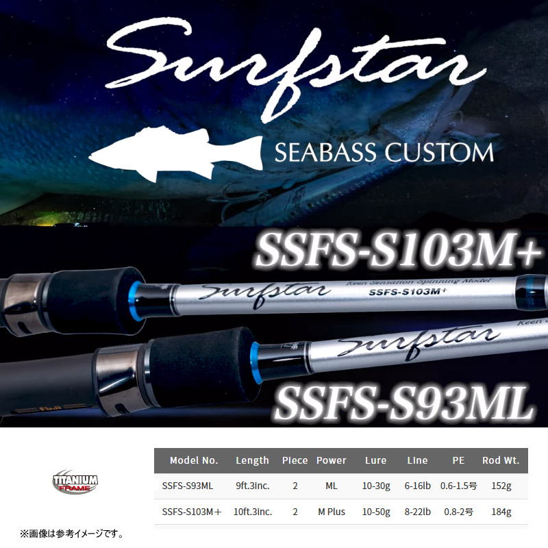 楽天市場】○パームス サーフスター SSFS-S93ML シーバス : 釣具のバス
