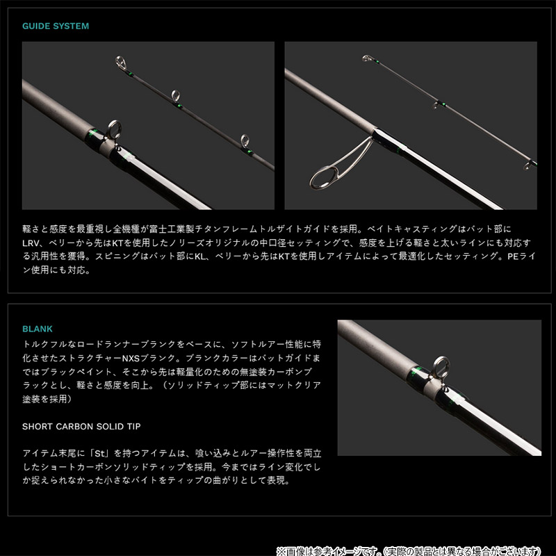 楽天市場】ノリーズ ロードランナー・ストラクチャー NXS STN580ML