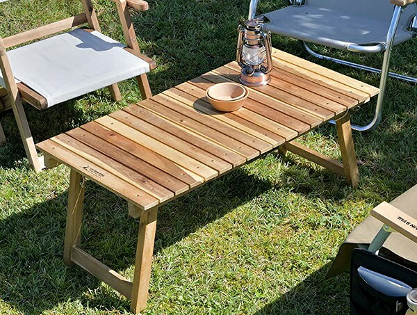 楽天市場】アウトドアテーブル 木製 FD ローテーブル 幅90cm CS