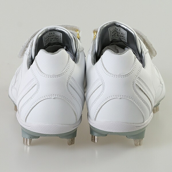 楽天市場】交換往復無料 野球 スパイク 金具 白 ZETT ゼット