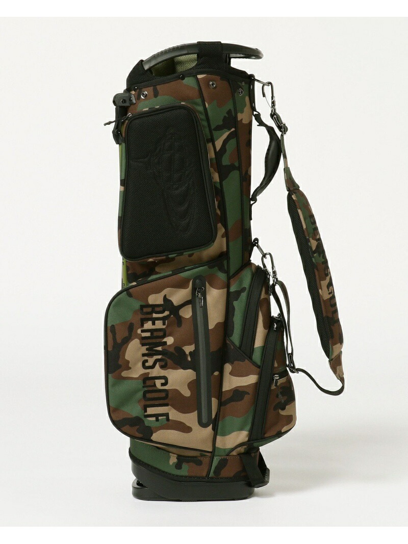 楽天市場】BEAMS GOLF / カモフラージュ柄 キャディバッグ BEAMS GOLF