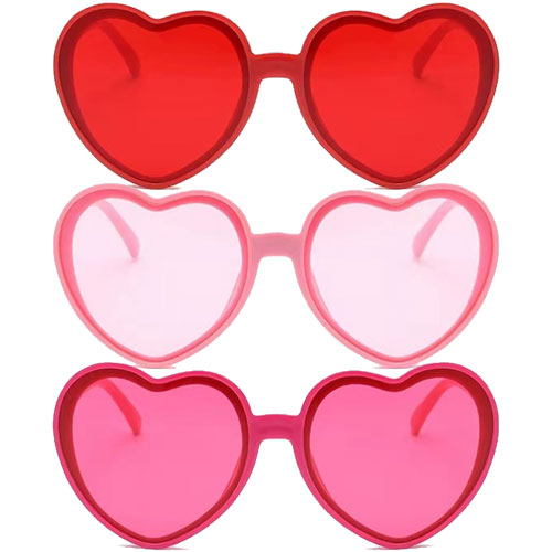 楽天市場】カラーレンズ ハート型サングラスレディース 子供 メンズ