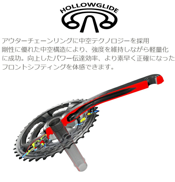 楽天市場】シマノ FC-R8100 ホローテック II クランクセット 2x12