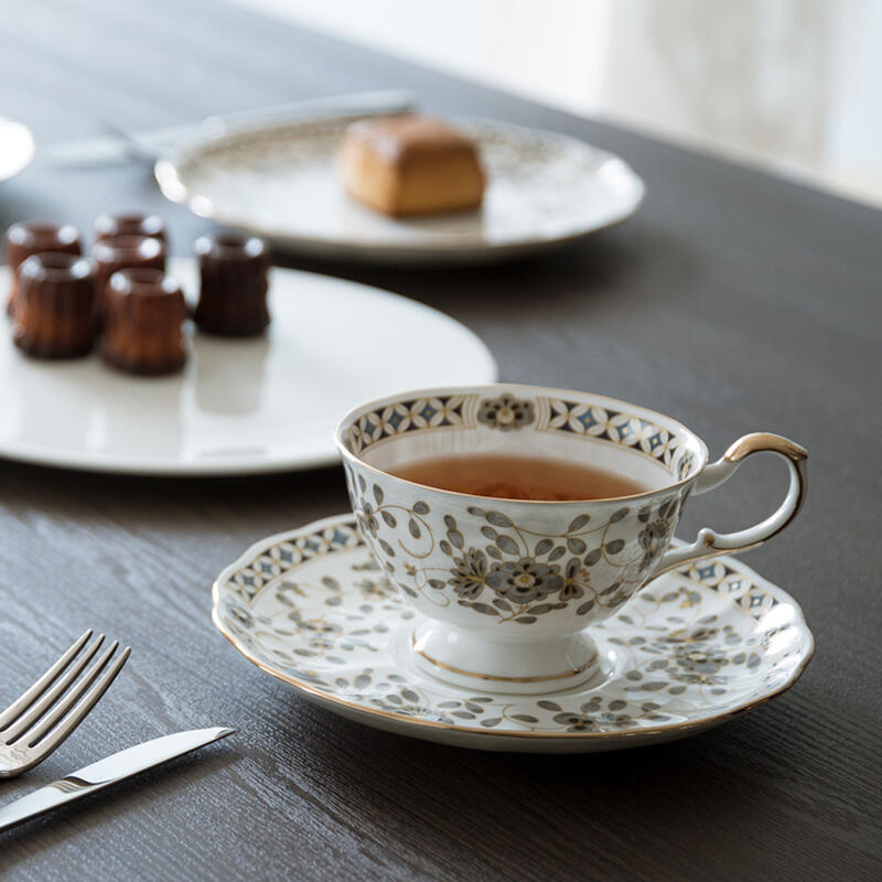 楽天市場】ナルミ ボーンチャイナ ミラノ ブラック ティーカップ