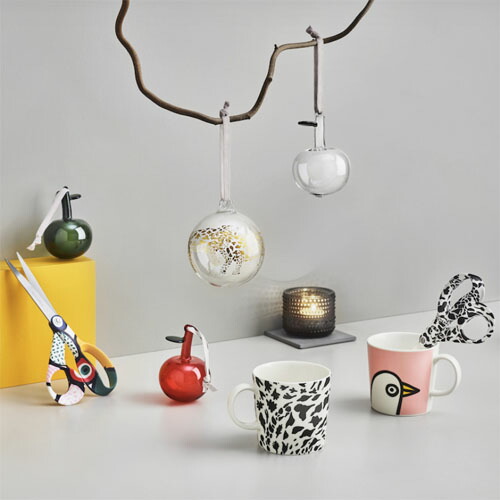 楽天市場】イッタラ ガラスアップル 3個セット クリア キュリアス