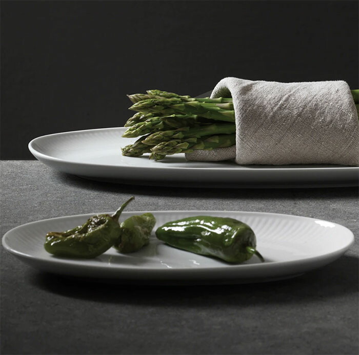 楽天市場】ロイヤル コペンハーゲン ホワイトフルーテッド オーバル