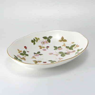 楽天市場】ウェッジウッド ワイルドストロベリー オーバルディッシュ