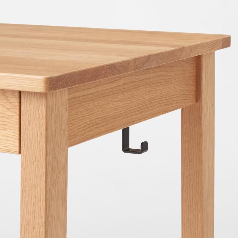 楽天市場】無印良品 木製デスク オーク材 幅110×奥行55×高さ70cm