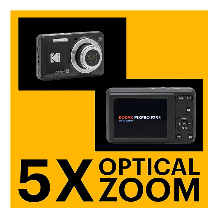 楽天市場】KODAK(コダック) FZ55 BK デジタルカメラ PIXPRO Friendly