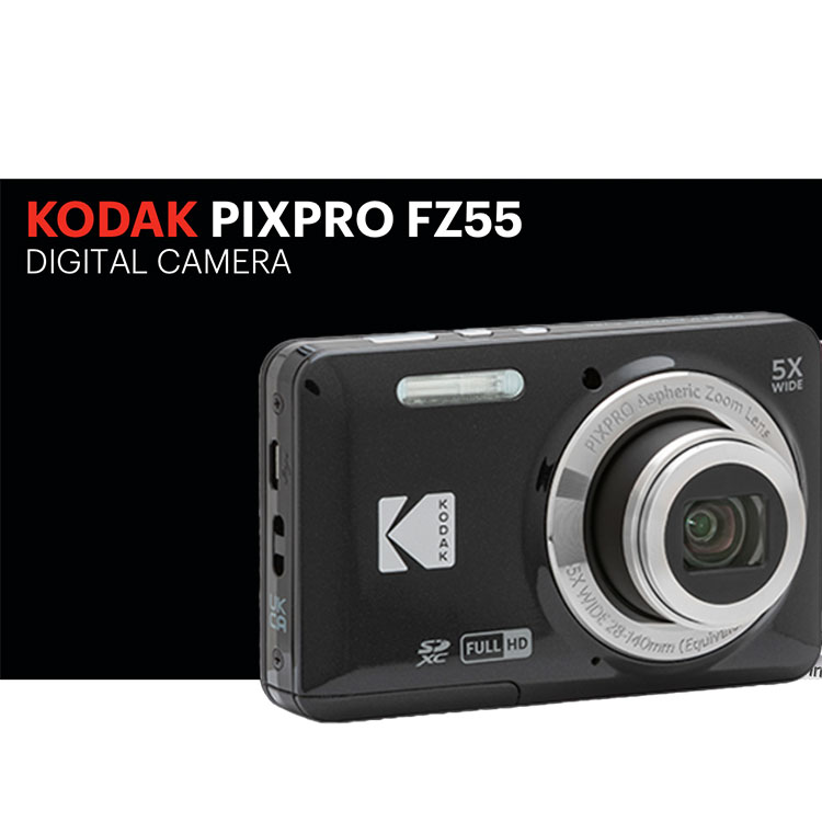 楽天市場】KODAK(コダック) FZ55 BK デジタルカメラ PIXPRO Friendly