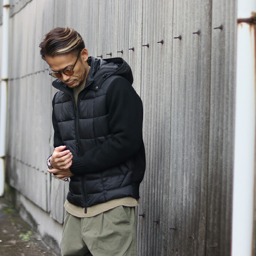 楽天市場】SSEINSE センス ニット切替和中綿フードブルゾン GBI975SS