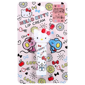 楽天市場】ハローキティ ダイカットリップクリーム フレッシュなピーチ