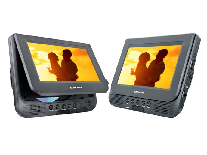 楽天市場】7インチ ツインモニター dvdプレーヤーの通販