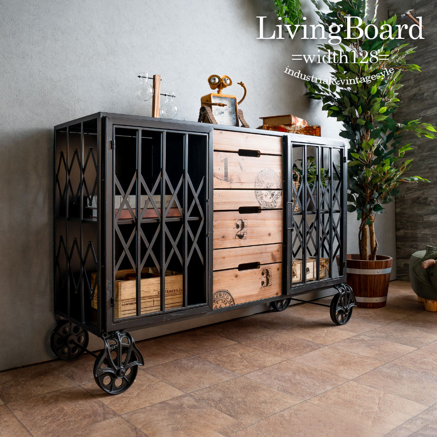 楽天市場】インダストリアル サイドボードの通販