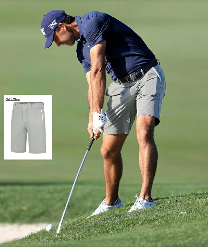 楽天市場】PGM ゴルフハーフパンツ 高弾力 撥水 薄生地 軽量 夏 シワに