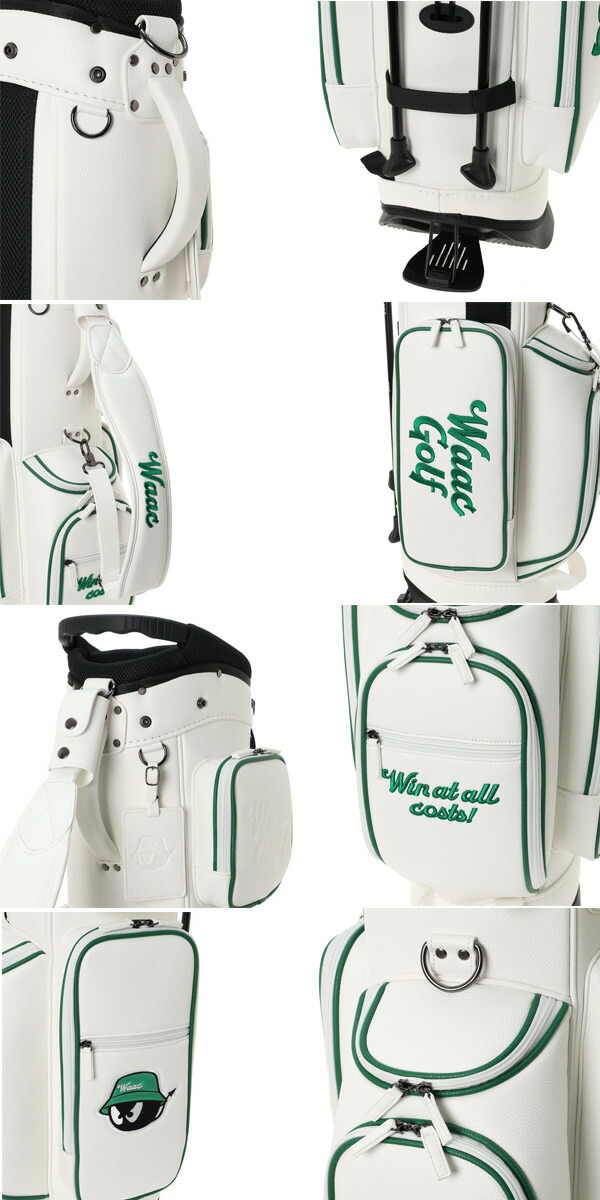 楽天市場】新作 ワック ゴルフ キャディバッグ 072252800 スタンド