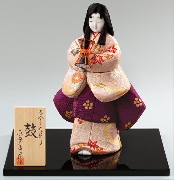 楽天市場】【条件達成でポイント3倍】 真多呂 古今浮世人形 鼓