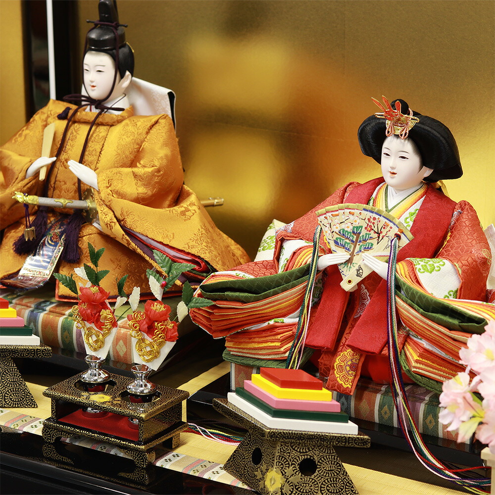 楽天市場】【条件達成でポイント3倍】 雛人形 ひな人形 親王平飾り